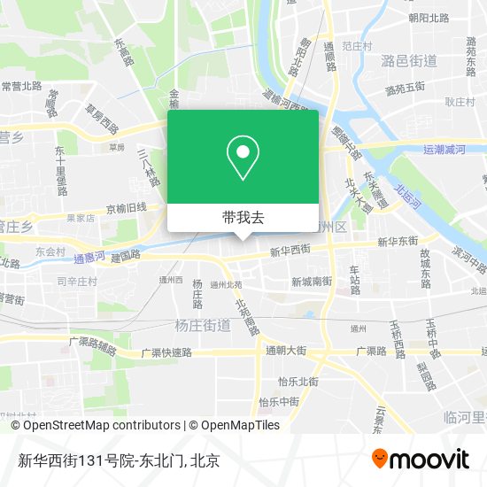 新华西街131号院-东北门地图