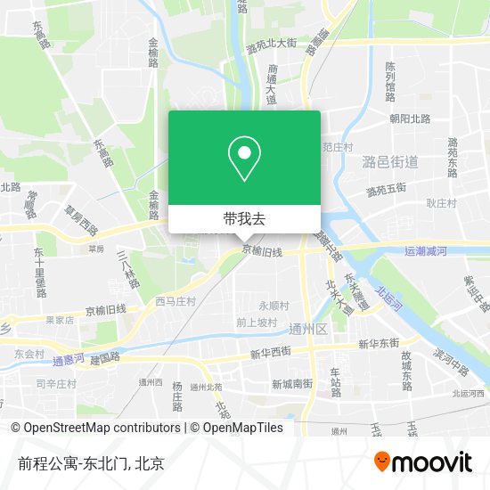 前程公寓-东北门地图
