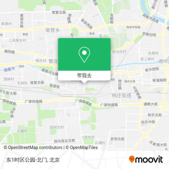 东1时区公园-北门地图