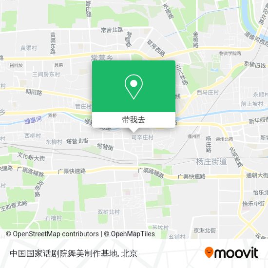 中国国家话剧院舞美制作基地地图