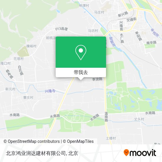 北京鸿业润达建材有限公司地图