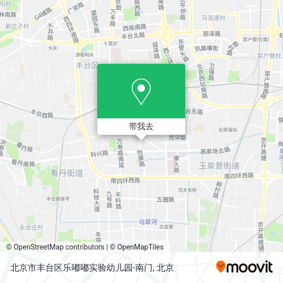 北京市丰台区乐嘟嘟实验幼儿园-南门地图