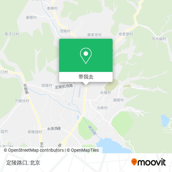 定陵路口地图