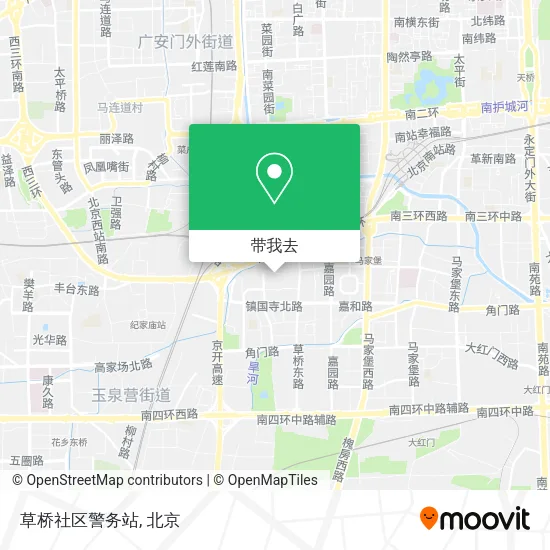 草桥社区警务站地图