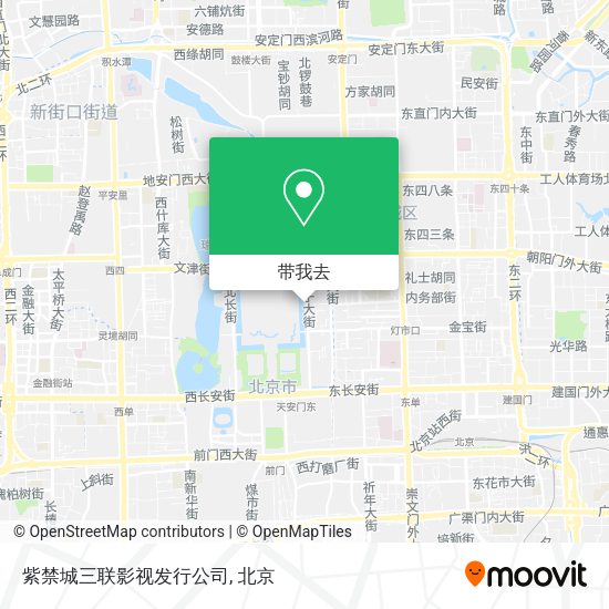 紫禁城三联影视发行公司地图