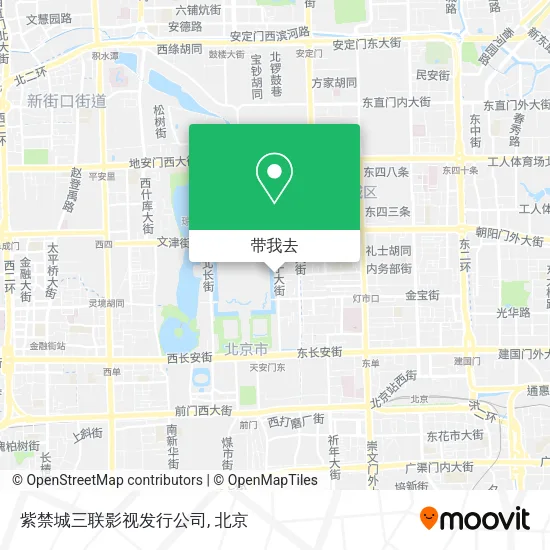 紫禁城三联影视发行公司地图