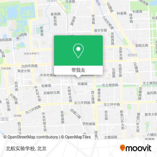 北航实验学校地图