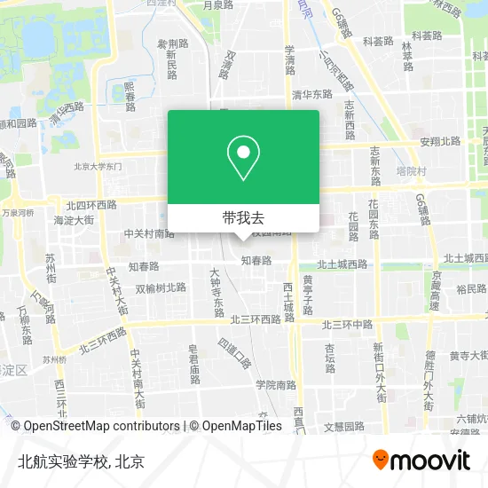 北航实验学校地图