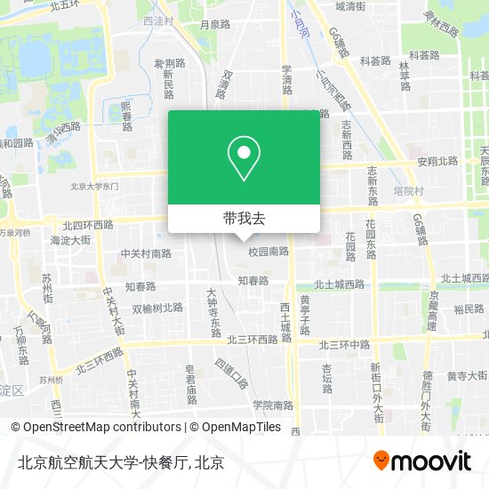 北京航空航天大学-快餐厅地图