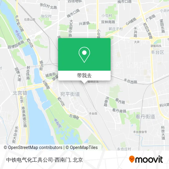 中铁电气化工具公司-西南门地图
