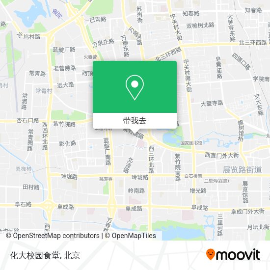 化大校园食堂地图