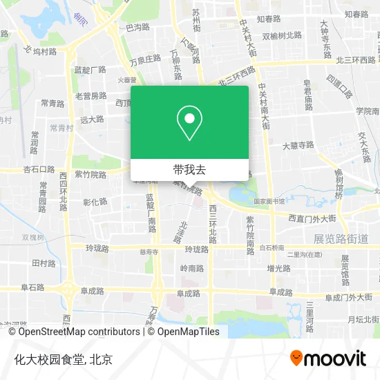化大校园食堂地图