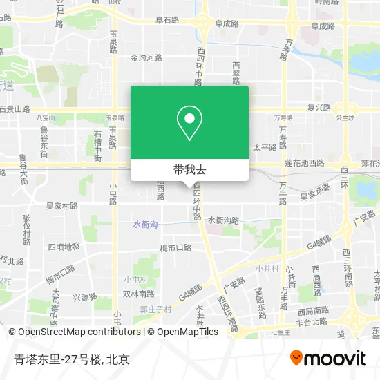 青塔东里-27号楼地图