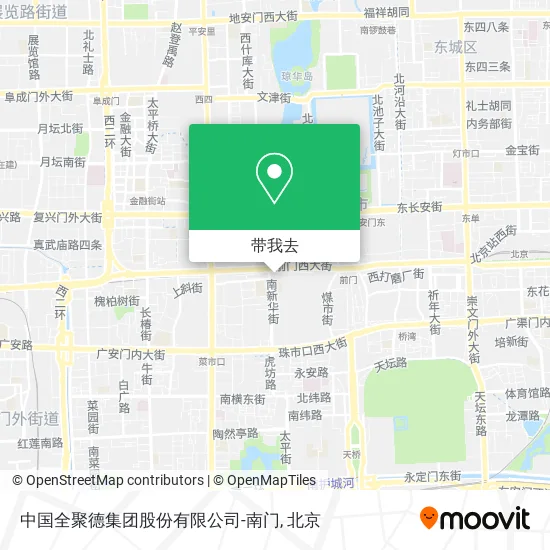 中国全聚德集团股份有限公司-南门地图