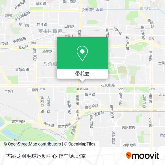 吉跳龙羽毛球运动中心-停车场地图