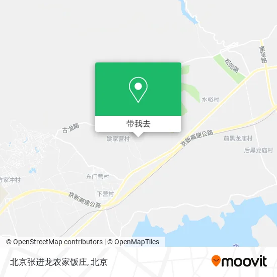 北京张进龙农家饭庄地图
