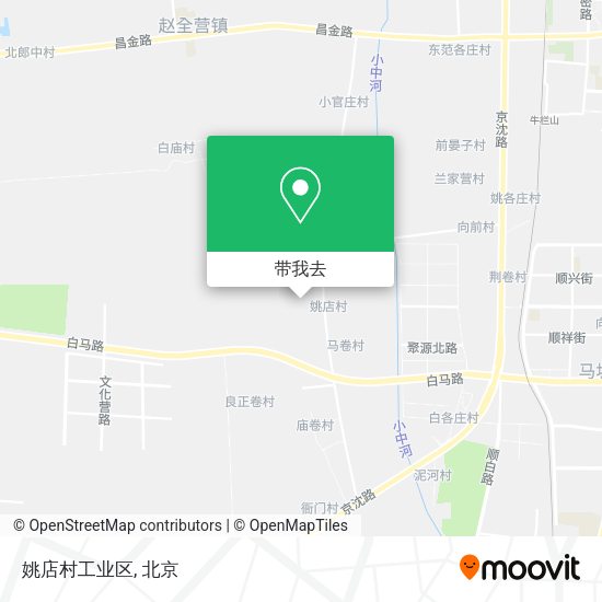 姚店村工业区地图