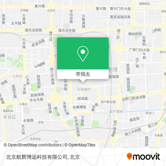 北京航辉博远科技有限公司地图