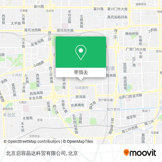 北京启容晶达科贸有限公司地图