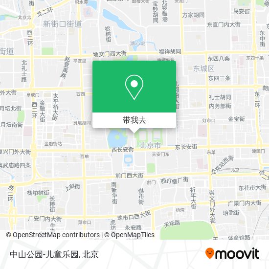 中山公园-儿童乐园地图