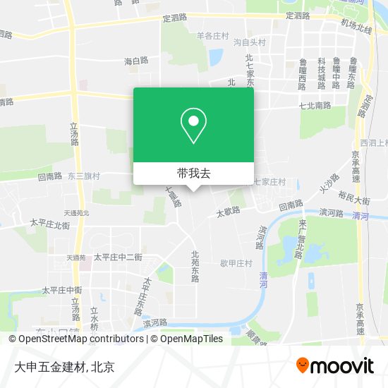 大申五金建材地图