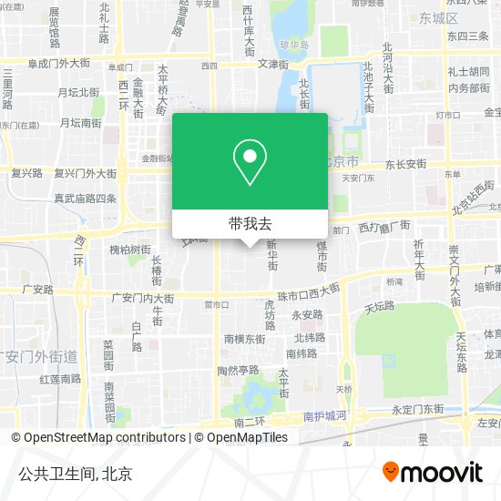 公共卫生间地图