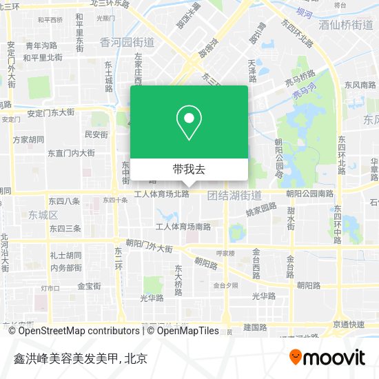鑫洪峰美容美发美甲地图