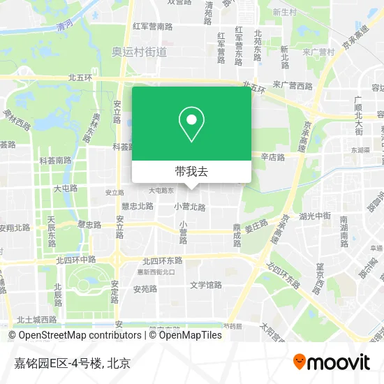 嘉铭园E区-4号楼地图