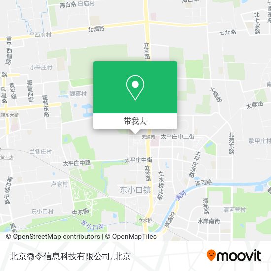 北京微令信息科技有限公司地图