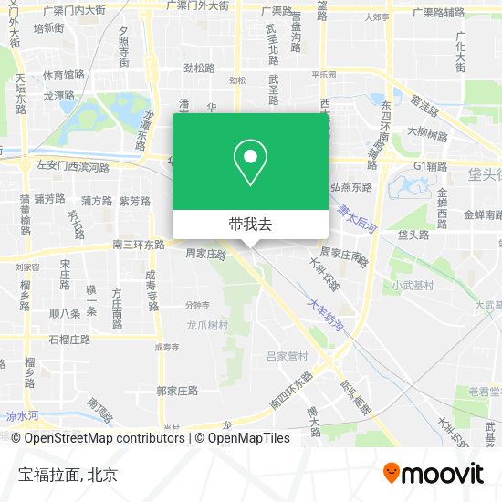 宝福拉面地图