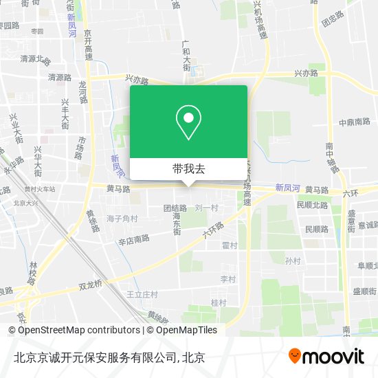 北京京诚开元保安服务有限公司地图