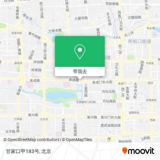甘家口甲183号地图