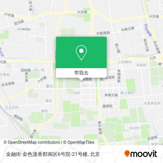金融街·金色漫香郡南区6号院-21号楼地图