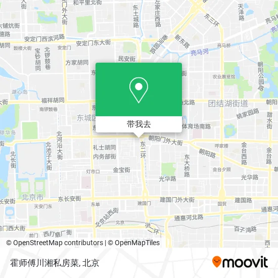霍师傅川湘私房菜地图