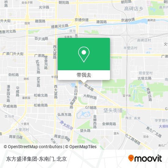 东方盛泽集团-东南门地图