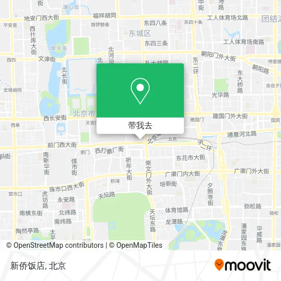 新侨饭店地图