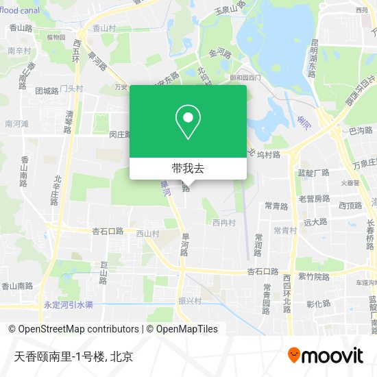 天香颐南里-1号楼地图