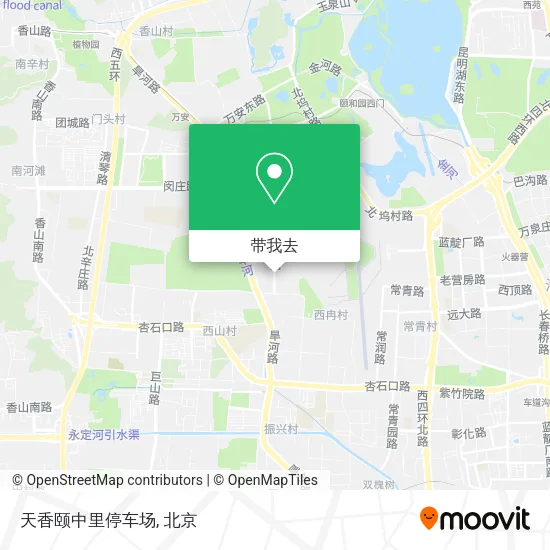 天香颐中里停车场地图