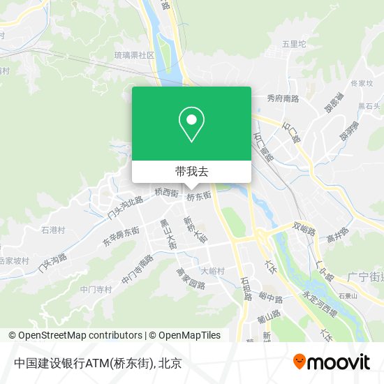 中国建设银行ATM(桥东街)地图