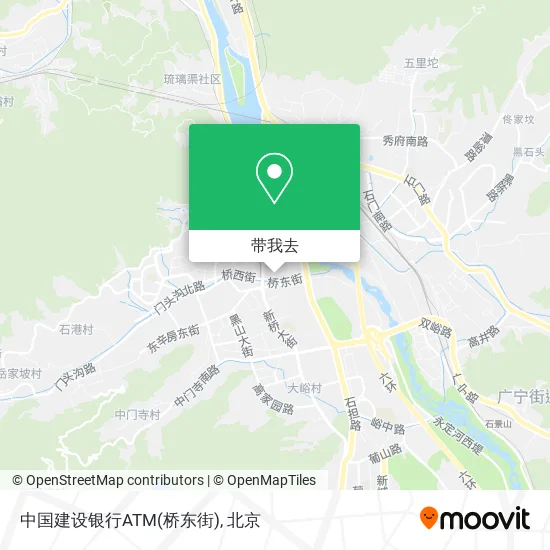中国建设银行ATM(桥东街)地图