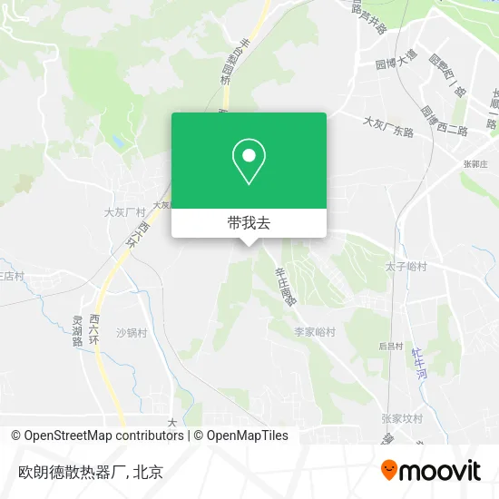 欧朗德散热器厂地图