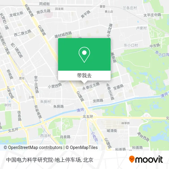 中国电力科学研究院-地上停车场地图