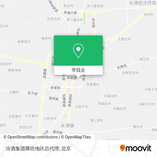 汾酒集团廊坊地区总代理地图