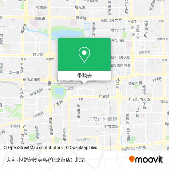 大宅小橙宠物美容(玺源台店)地图