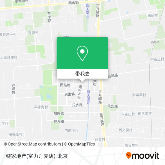 链家地产(富力丹麦店)地图