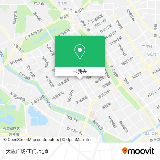 大族广场-正门地图