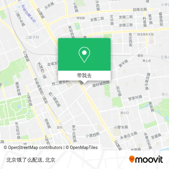 北京饿了么配送地图