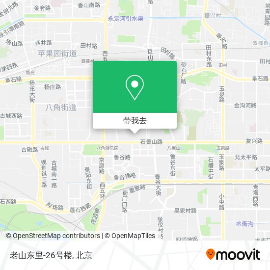 老山东里-26号楼地图