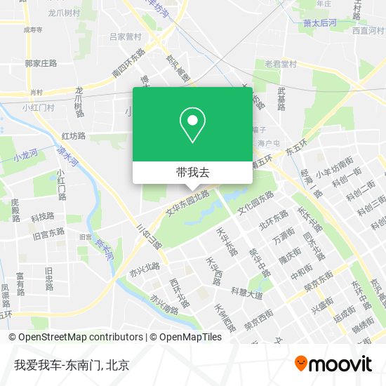 我爱我车-东南门地图