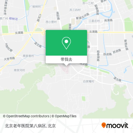 北京老年医院第八病区地图